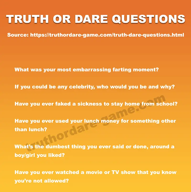 Best Truth Or Dare Questions Ideas To Ask Your Friends