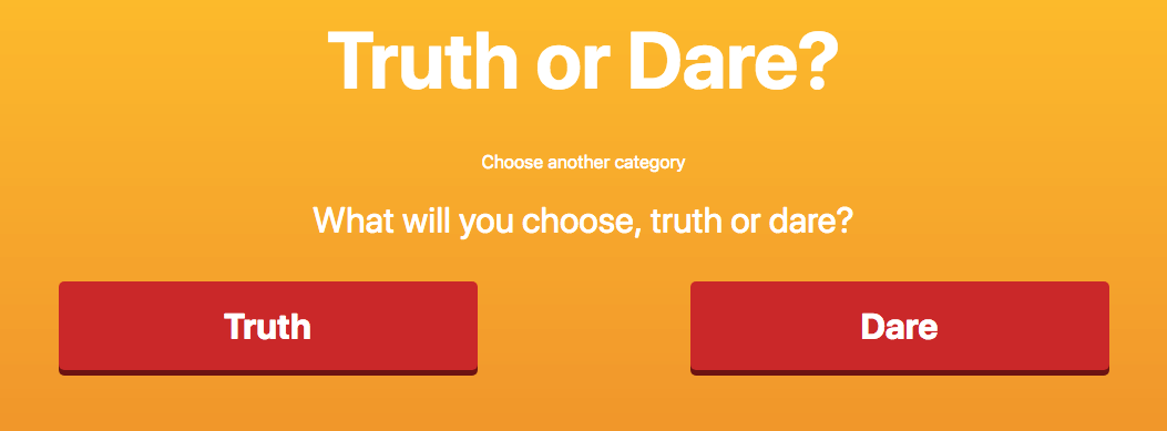 Truth or dare online